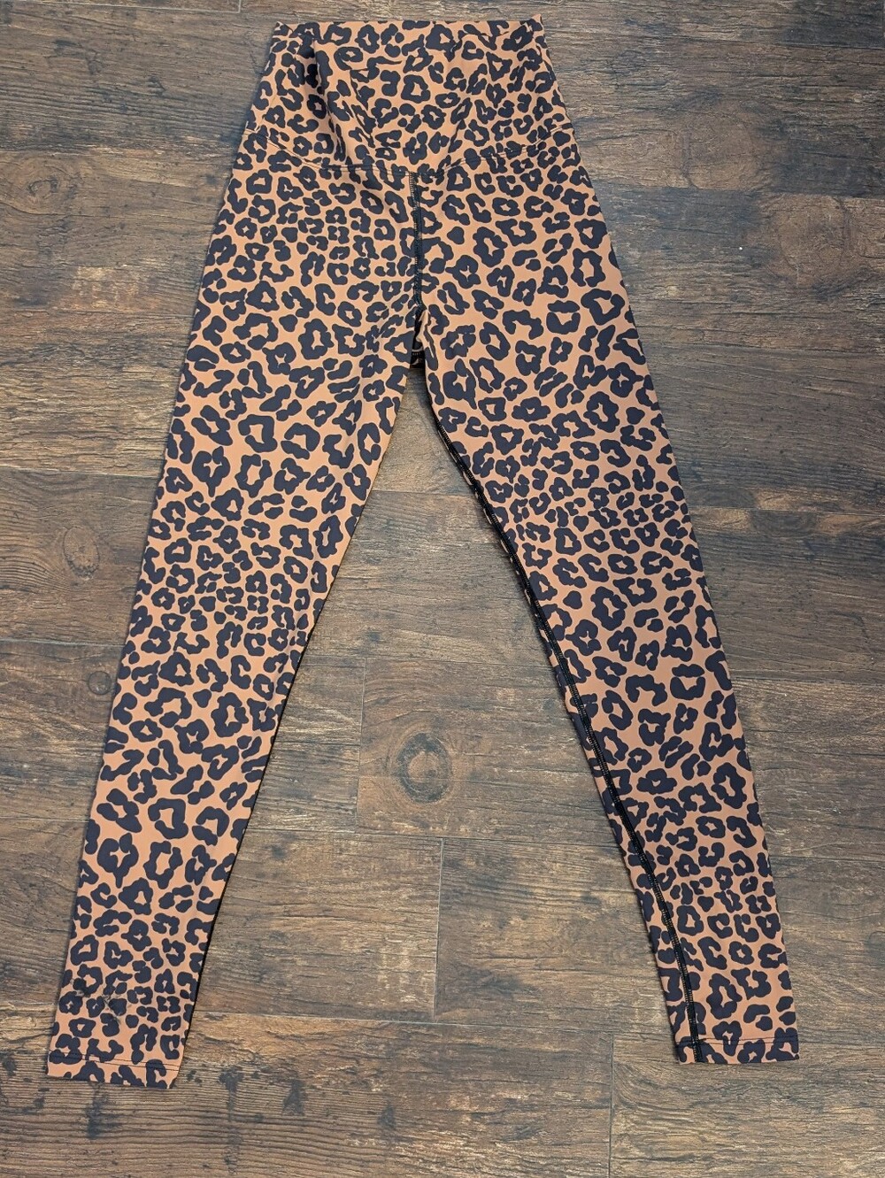 Beach Riot Women's Leopard Leggings in Tan and Black